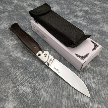 Tactical Russian Folding Blade Knife 440C Steel 3.8" Blade Pocket Knife