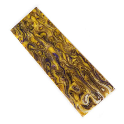 2 Pieces CTek Material Knife Handle Resin Material Blanks Scales Handle Material