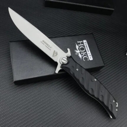 Tactical Russian Finka NKVD Ball Bearing Folding D2 Blade Hunting Survival Knife